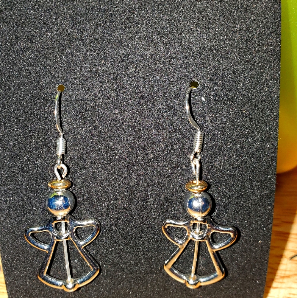 Angel Pierced Earrings NWOT